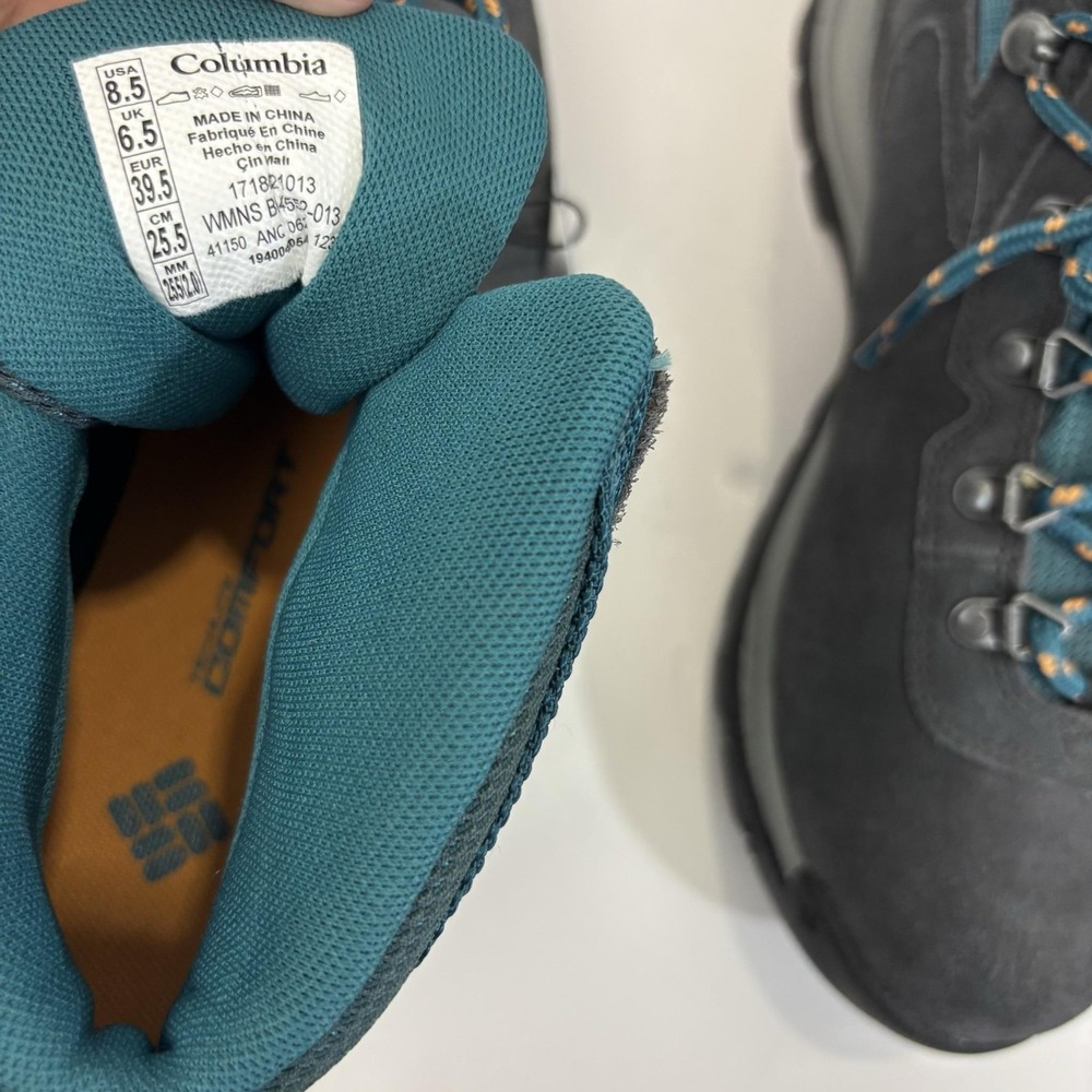 NWT Columbia Newton Ridge Plus Waterproof Amped Womens Hiking Shoe Size 8.5 - Picture 5 of 12